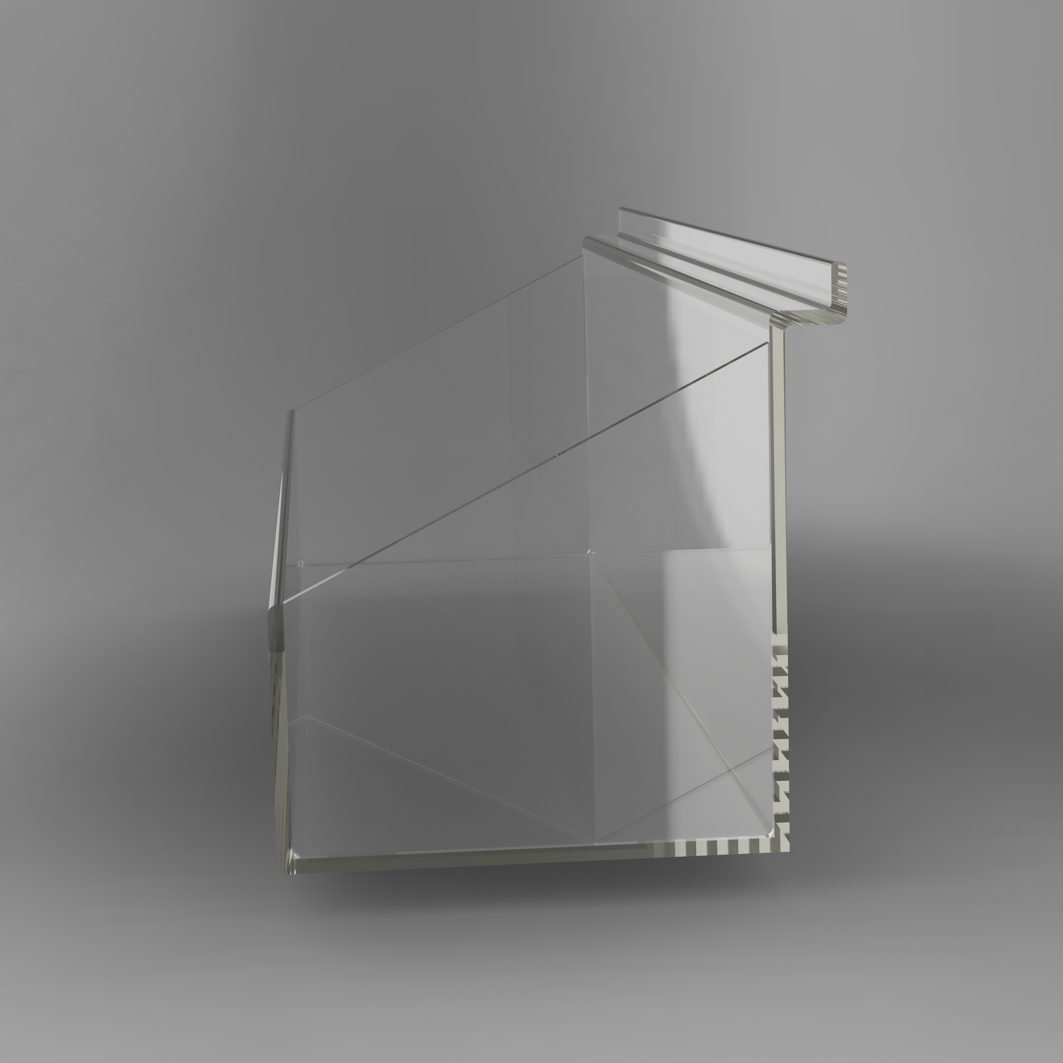 Iekarināmais plaukts no orgstikla Euro sienai - Image 3