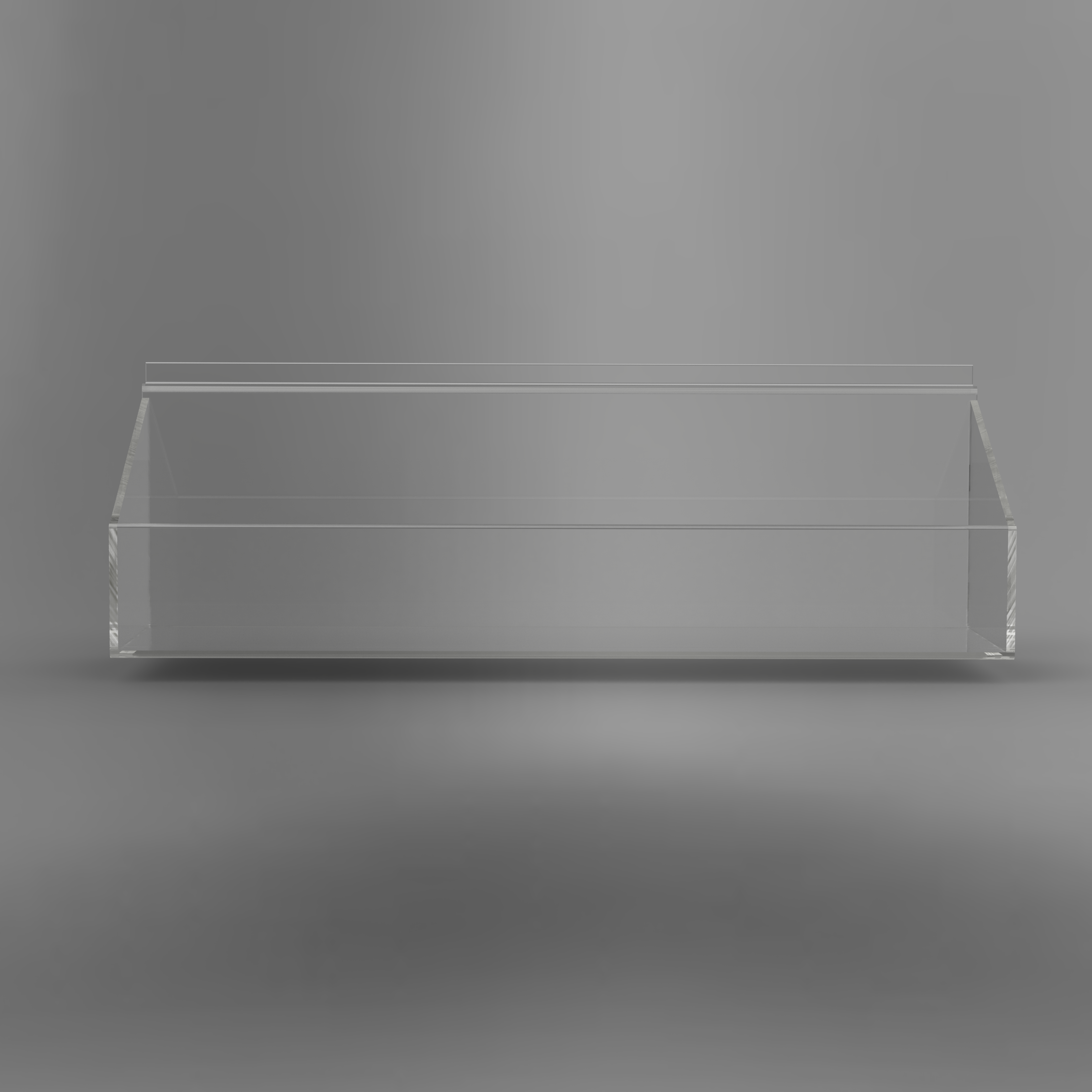 Iekarināmais plaukts no orgstikla Euro sienai - Image 4