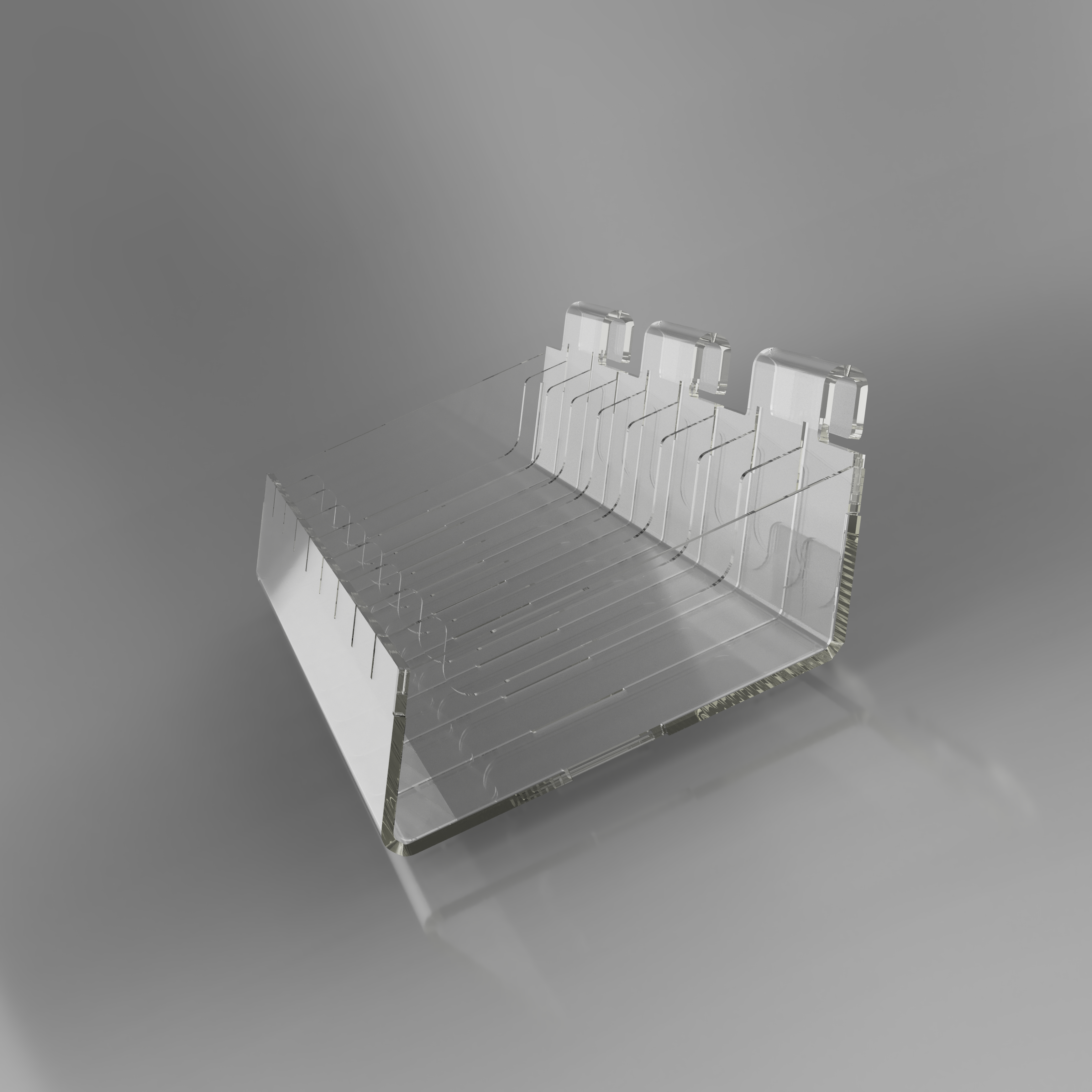 Piekaramais caurspīdīgs pildspalvu plaukts - Image 2