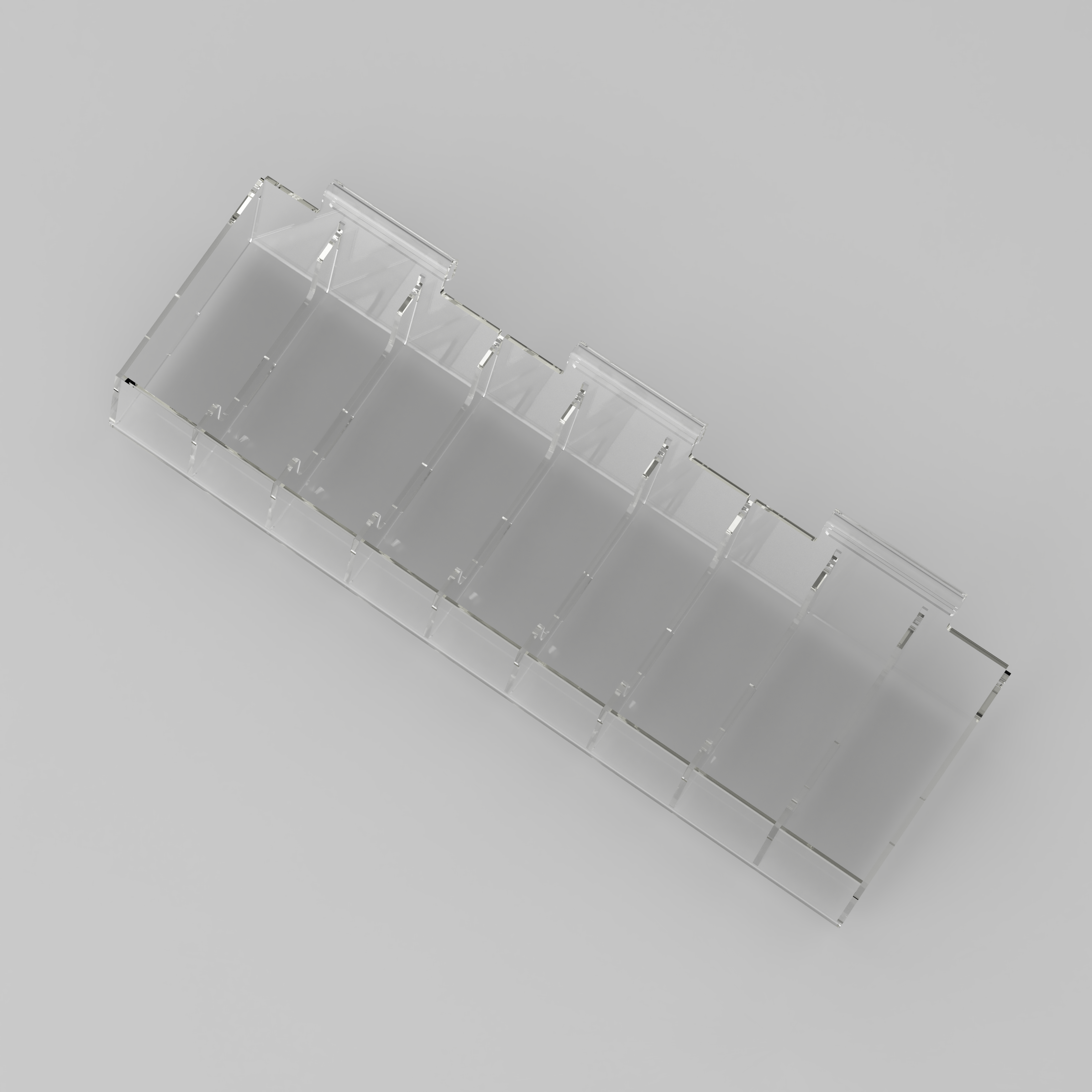 Piekaramais caurspīdīgs pildspalvu plaukts - Image 4